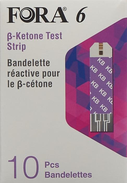 Produktbild Fora 6 β-Keton Teststreifen (Teststreifen)