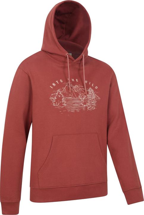 Immagine prodotto Mountain Warehouse Into The Wild Felpa con Cappuccio Uomo (XXS)