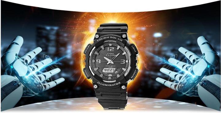 Actual product image Casio WATCH MEN AQ-S810W 1AV (zd044h) - SOLAR CAMERAS
