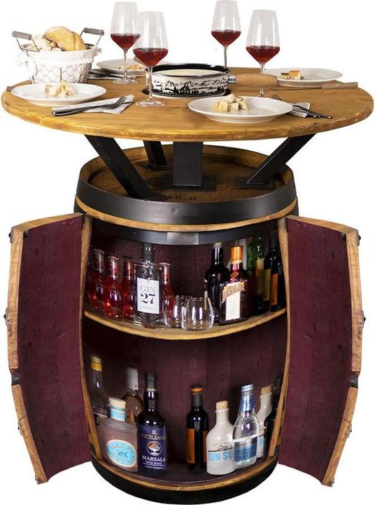 Produktbild Bodega Stehtisch Barfass und Fonduerechaud "Alpage"