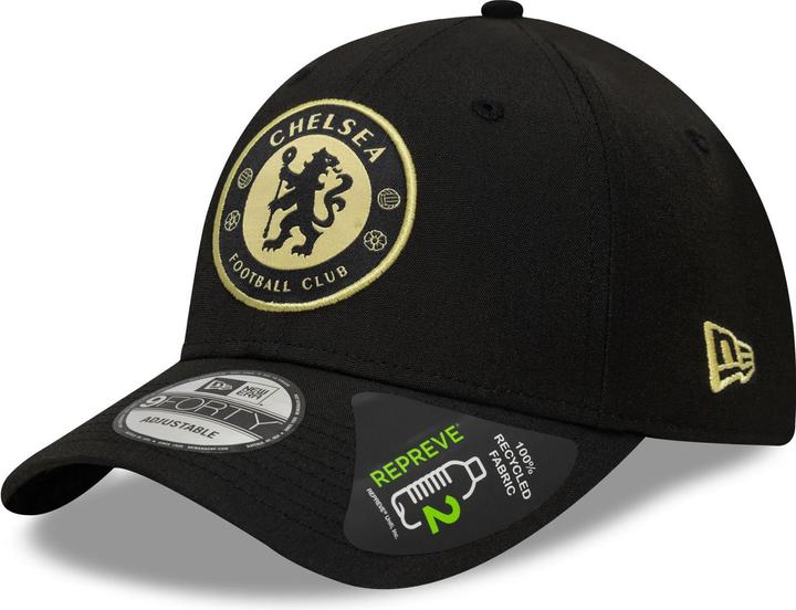 Produktbild New Era 9Forty Adjustable Cap - FC Chelsea schwarz