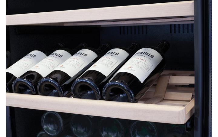 Actual product image Caso WineMaster 126 Wine Cooler with Compressor Freestanding Stainless Steel 126 Bottle(s)