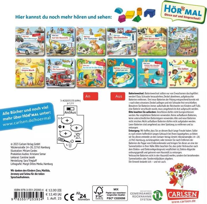 Produktbild Hör mal (Soundbuch): Die Farben (Deutsch)