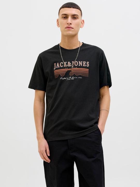 Produktbild Jack & Jones Gedruckt Rundhalsausschnitt T-shirt T-shirt (S)