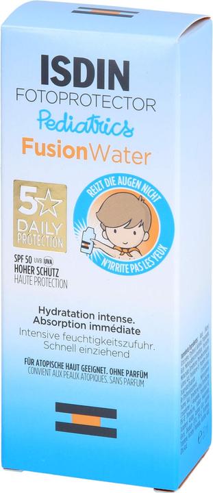 Produktbild Isdin Fotoprotector Pediatrics Fusion Water SPF 50, 50 ml EMU (Sonnencreme, SPF 50, 50 ml)