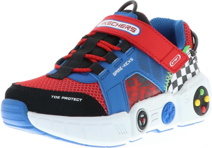 Skechers 402260L/BLMT Gametronix Kinder Jungen Sneaker Turnschuhe Halbschuhe blau/rot/mehrfarbig