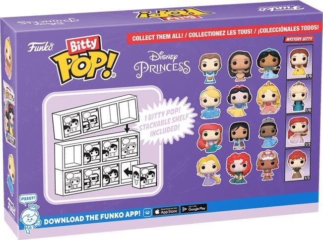 Actual product image Funko Disney Princesses pack 4 figurines Bitty POP! vinyl Cinderella 2,5 cm