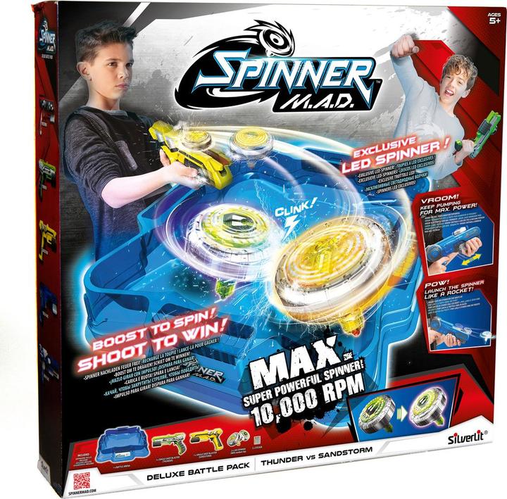 Actual product image Silverlit Spinner Mad Deluxe Battle