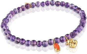 Tous Fashion Women's Amethyst Bracelet Bold Bear 1004024800