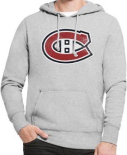 Produktbild '47 NHL Philadelphia Flyers Knockaround HEADLINE Pullover-Kapuze SCHIEFERGRAU M (345946) (S, M)
