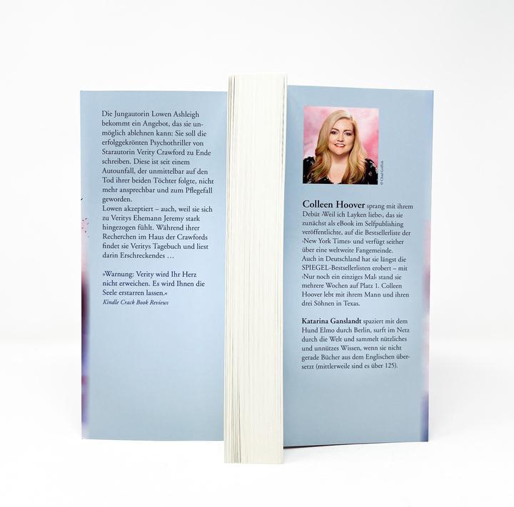 Produktbild Verity (Deutsch, Colleen Hoover, 2020)
