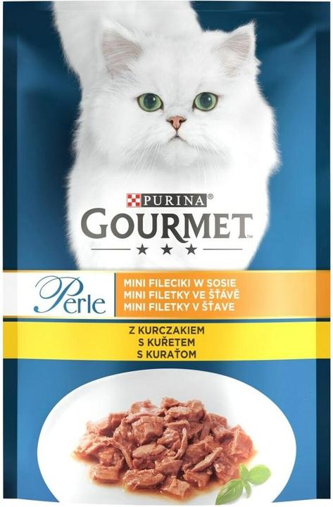 Actual product image Gourmet Perle with Chicken - Wet Cat Food - 85g (Senior, 1 pcs., 85 g)