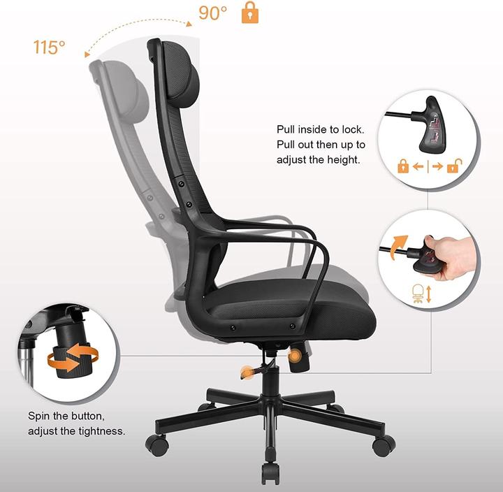 Produktbild Melokea Ergonomischer Buerostuhl