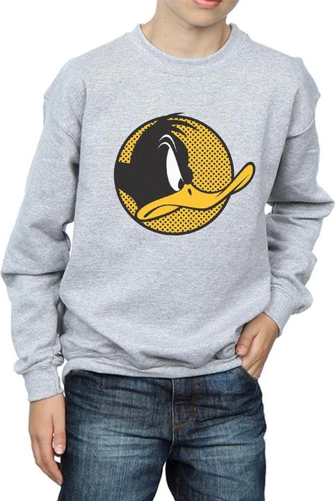 Produktbild Looney Tunes Daffy Duck Dotted Profile Sweatshirt Jungen (152, 158)