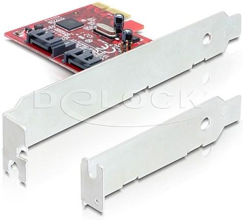 Image du produit Delock Carte PCI Express > 2 x SATA interne 6 Gb/s