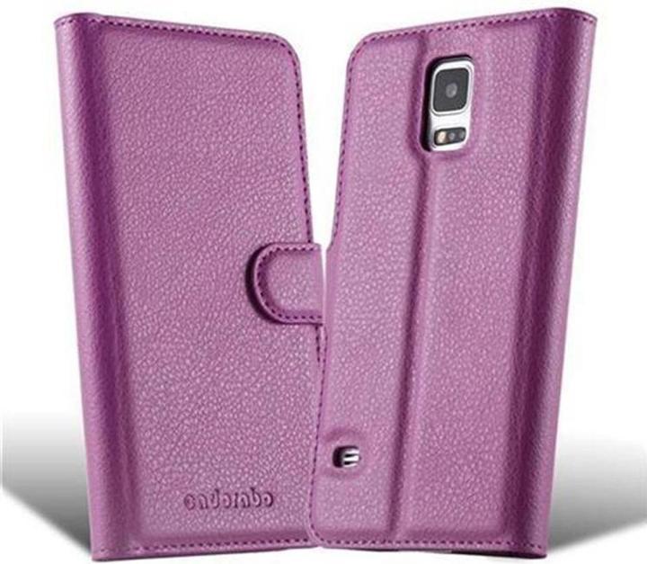 Actual product image Cadorabo Book with stand function cover (Samsung Galaxy S5, Samsung Galaxy S5 Neo)