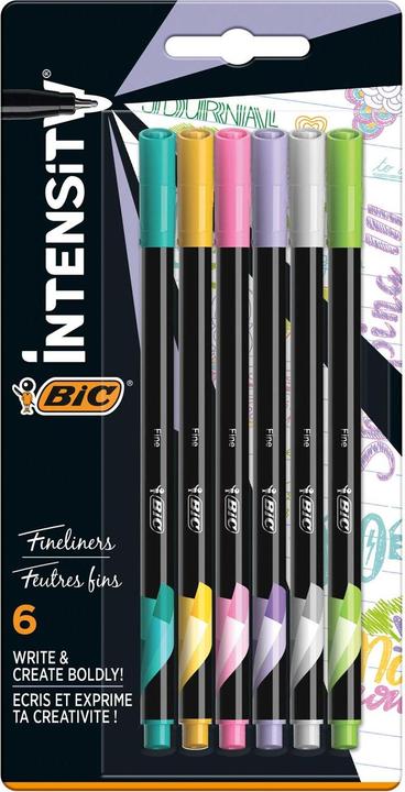 Produktbild Bic INTENSITY - Feinschreiber (Mehrfarbig, 6 x)