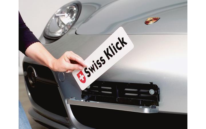 Image du produit Swissklick Kit de porte-cadres de numéros interchangeables (Avant + arrière, Format long)