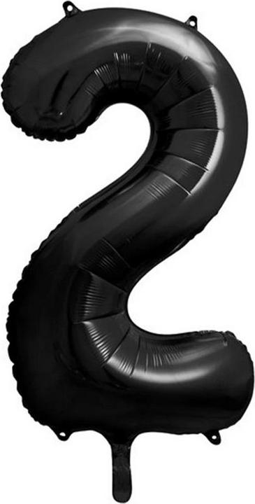 Actual product image Unique Party Number 2 Foil Balloon