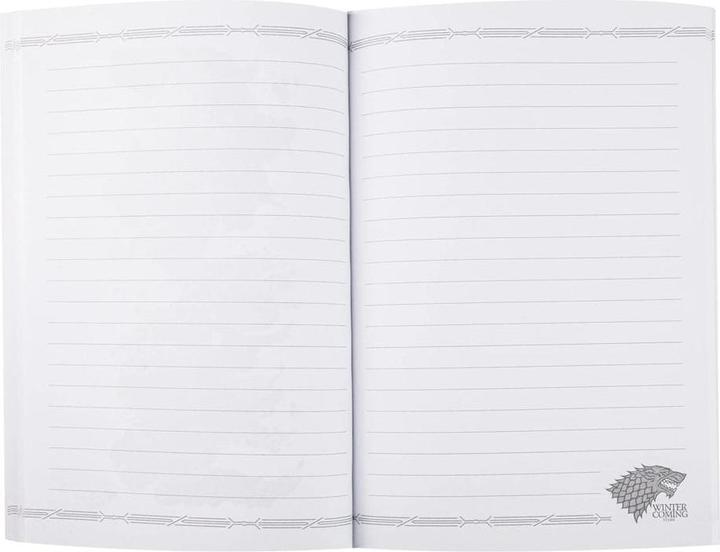Actual product image Cinereplicas Game of Thrones carnet de notes House Stark (A5, Lined)