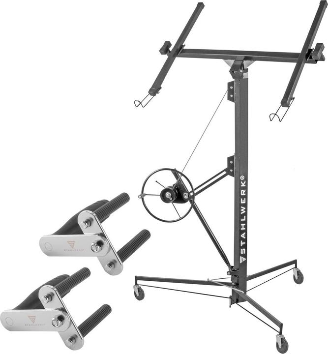 Stahlwerk Plattenheber PH-465 ST + Plattentragehilfe Set bis 68 kg belastbar (68 kg)