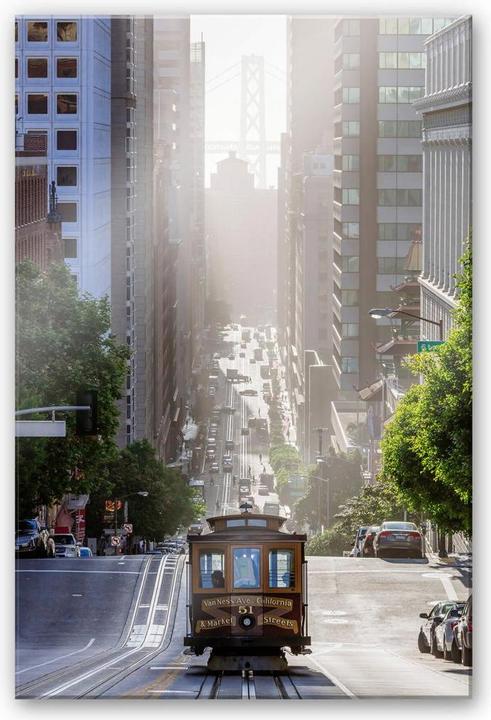 Produktbild Trenddeko Cable Car in San Francisco (75 x 120 cm)