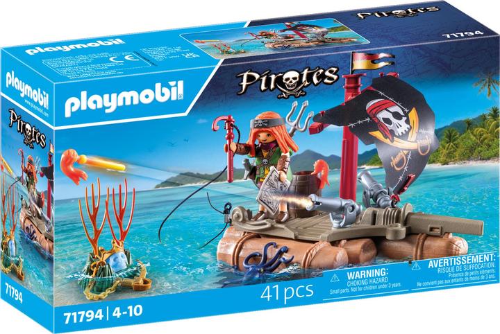 Actual product image Playmobil Recovering treasure on a pirate raft (71794, Playmobil Pirates)