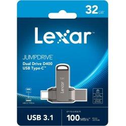 Immagine prodotto Lexar JumpDrive Dual Drive D400 (32 GB, USB-C, USB-A)