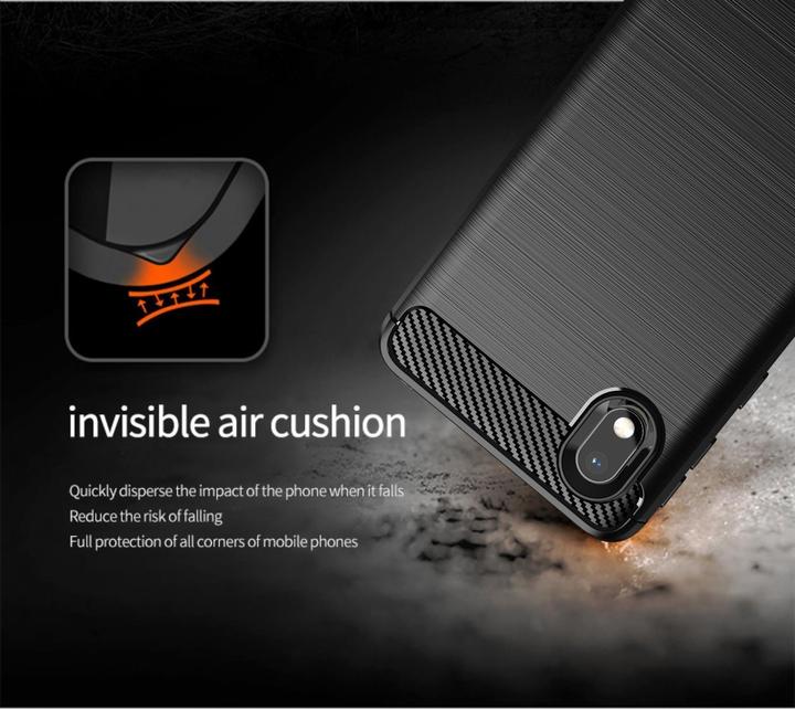 Produktbild Cadorabo TPU Ultra Slim carbon edelstahl Kombi Cover (Samsung Galaxy A10, HTC One M10)
