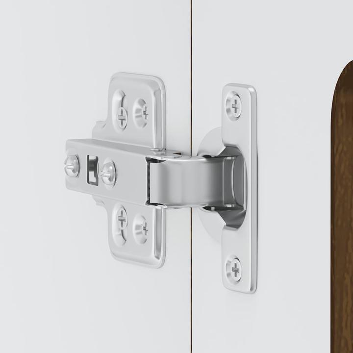 Image du produit VidaXL Armoire de cuisine suspendue avec porte vitrée Kalmar brun imitation chêne (60 x 31 x 60 cm)