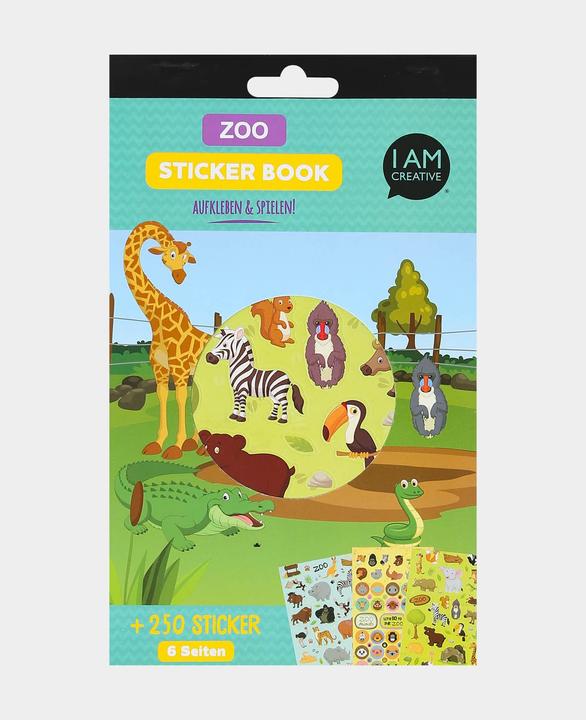 Actual product image I Am Creative Sticker book