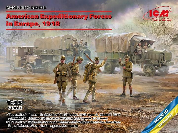 Image du produit ICM Forces expéditionnaires américaines en Europe, 1918