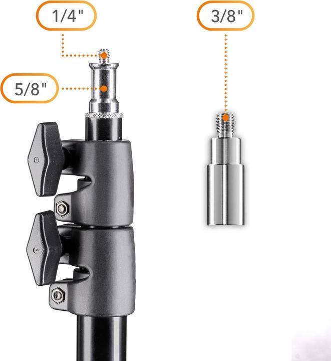 Image du produit Walimex Pied de lampe AIR, 200cm (200 cm, 3 kg)