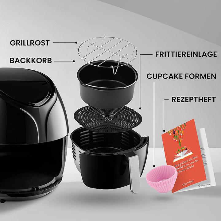 Actual product image Stillstern Hot Air Deep Fryer 6,5L