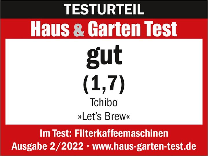 Actual product image Tchibo Let's Brew" coffee machine