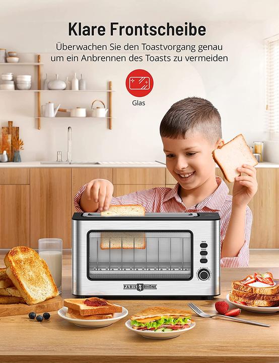 Produktbild Paris Rhône Langschlitztoaster, Silber