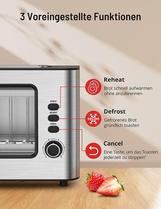 Produktbild Paris Rhône Langschlitztoaster, Silber