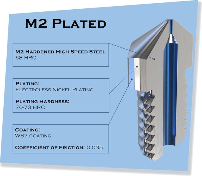 Produktbild MicroSwiss Micro-Swiss Düse MK8 High Speed Stee 0.6 mm M2 Hardened High Speed Steel Nozzle (Düse)