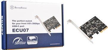 Actual product image Silverstone sst-ecu07 usb-controller