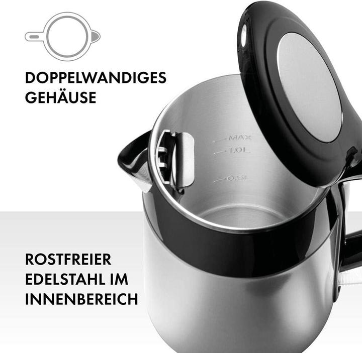 Produktbild Zwilling Wasserkocher 36420-012, Silber/Schwarz (1.20 l, EU-Stecker)