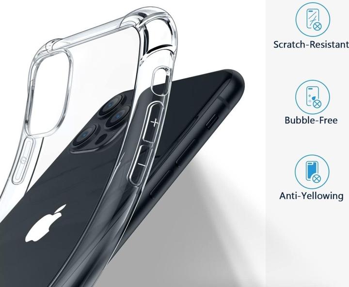 Actual product image Screenguard Apple iPhone 11 Pro Max Case Crystal Soft Airbag Bumper (Apple iPhone 11 Pro Max)