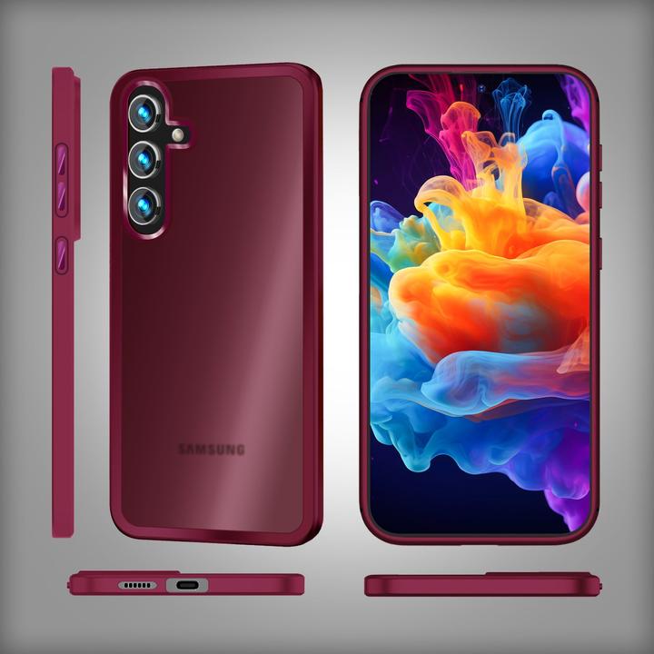 Produktbild Nalia Semi-Transparente Hybrid Hülle mit Schutzrahmen (Samsung Galaxy S24+)