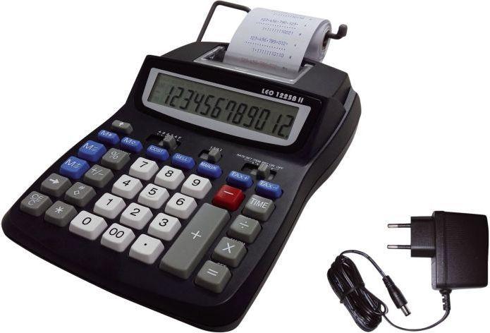 Image du produit Leo Calculatrice imprimante de bureau LEO-1222E II (Piles, Fonctionnement sur secteur)
