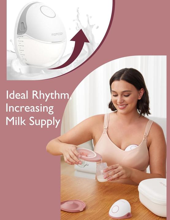 Produktbild Momcozy M6 Hands-free Breast Pump Grey Double Packs