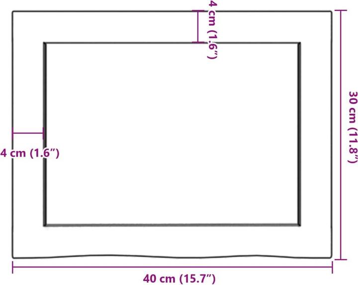 Actual product image VidaXL Emerald (40 x 6 x 30 cm)