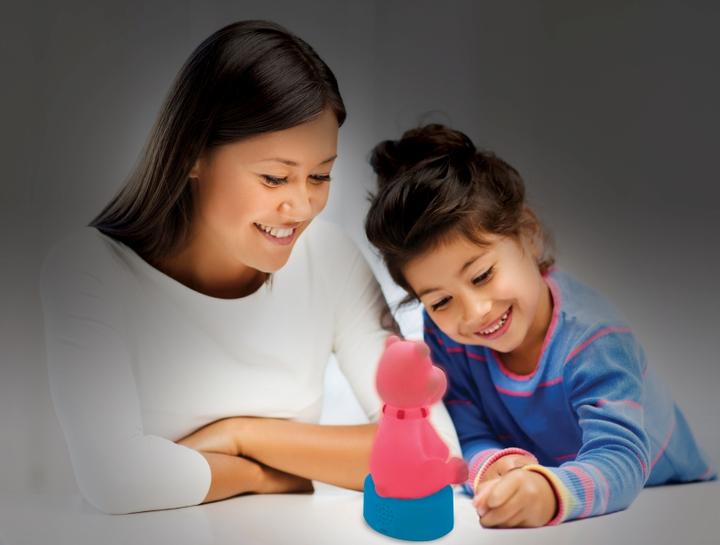 Actual product image Lexibook 3D Polar Bear Night Light and Storyteller with Music and Colour Change 17cm (French)