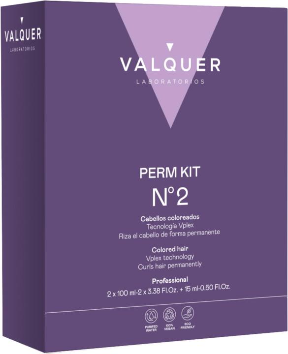 Valquer 210ml Dauerwellen-Kit für gefärbtes Haar