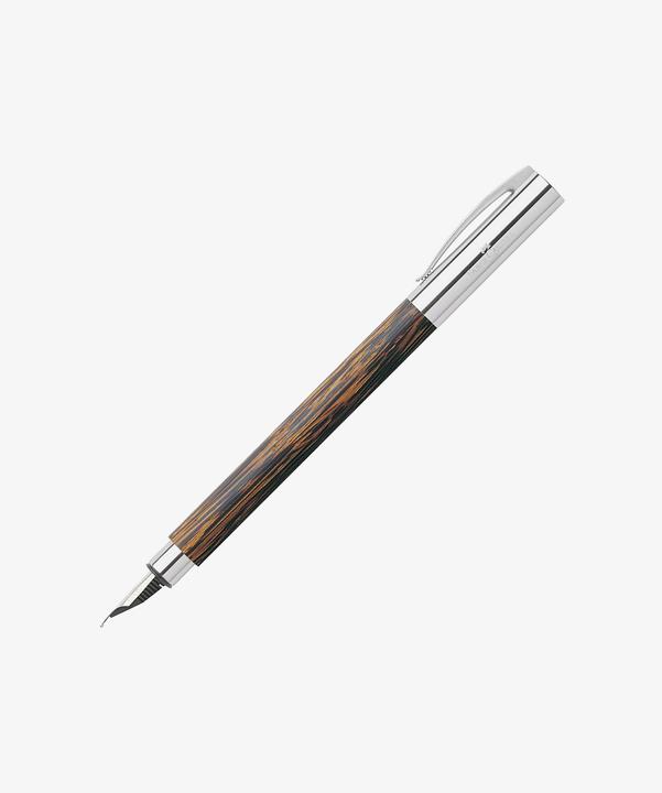 Immagine prodotto Faber-Castell Penna stilografica AMBITION marrone (Marrone, 1 x)