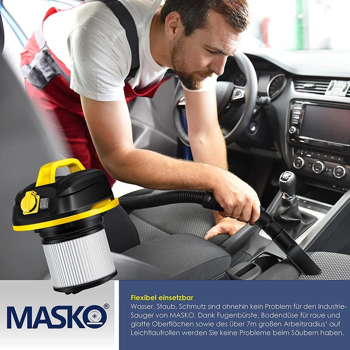 Image du produit Masko Aspirateur industriel (Aspirateur eau et poussière)