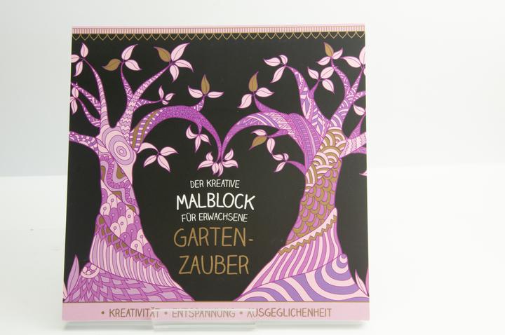 Produktbild Malblock für Erwachsene Gartenzauber